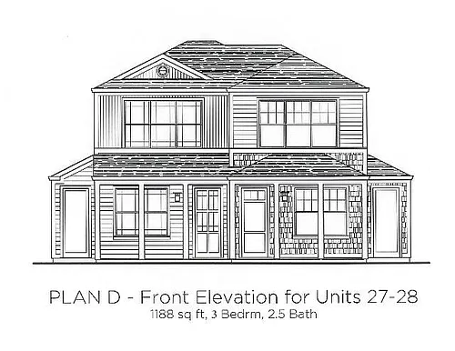 Floor plan Three Bedroom Townhome