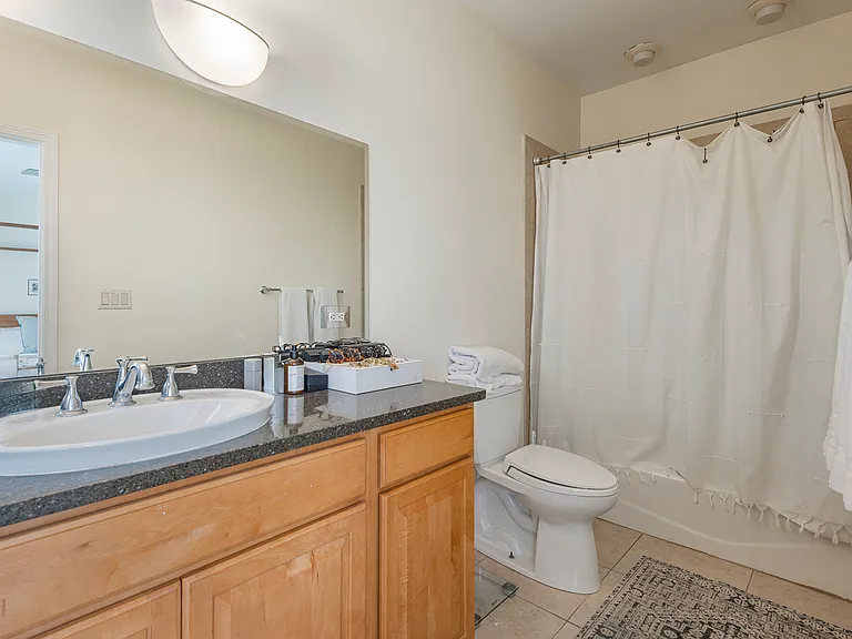 Third-floor master bathroom.