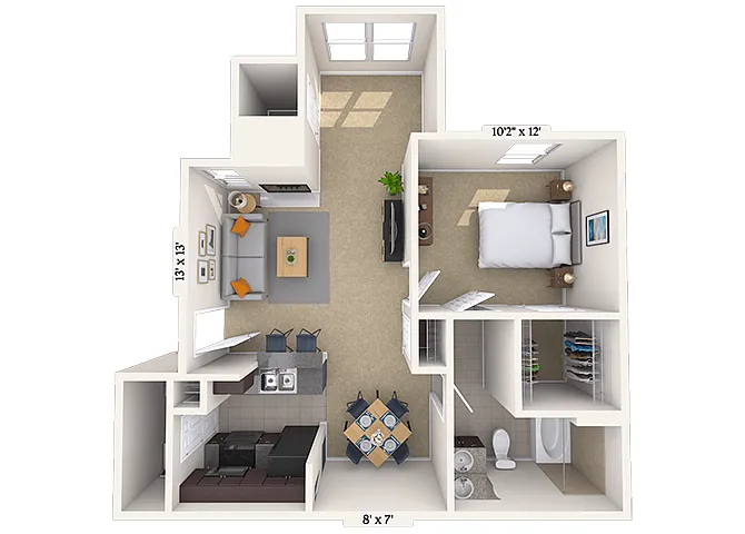 Floor plan Townsend