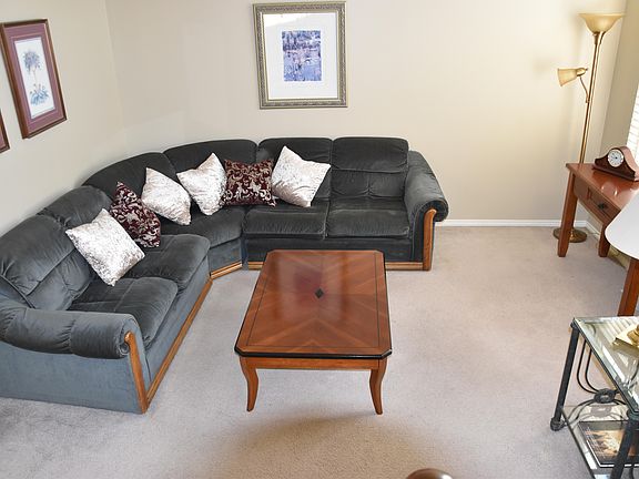 Living room next to entry