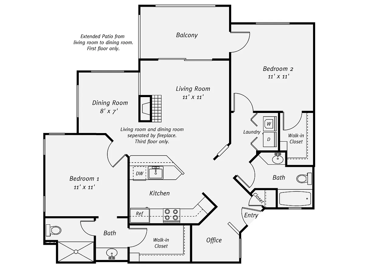 Floor plan Furnished-F-B18
