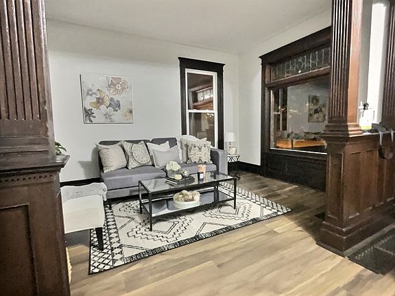 main living area with gorgeous picture window