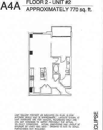 Popular floorplan located away from main hallway. Very private unit.