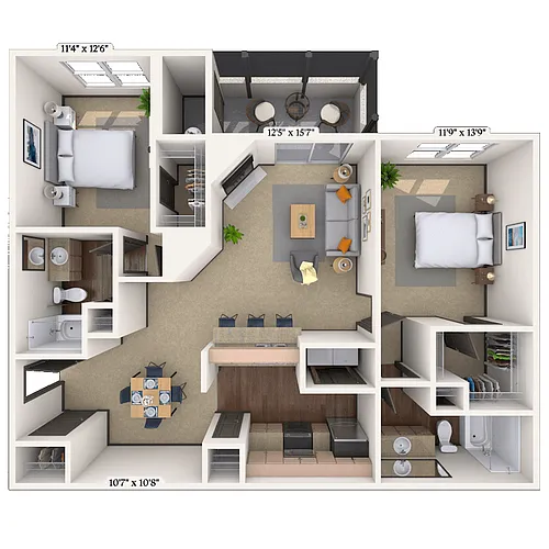 Floor plan Preakness II