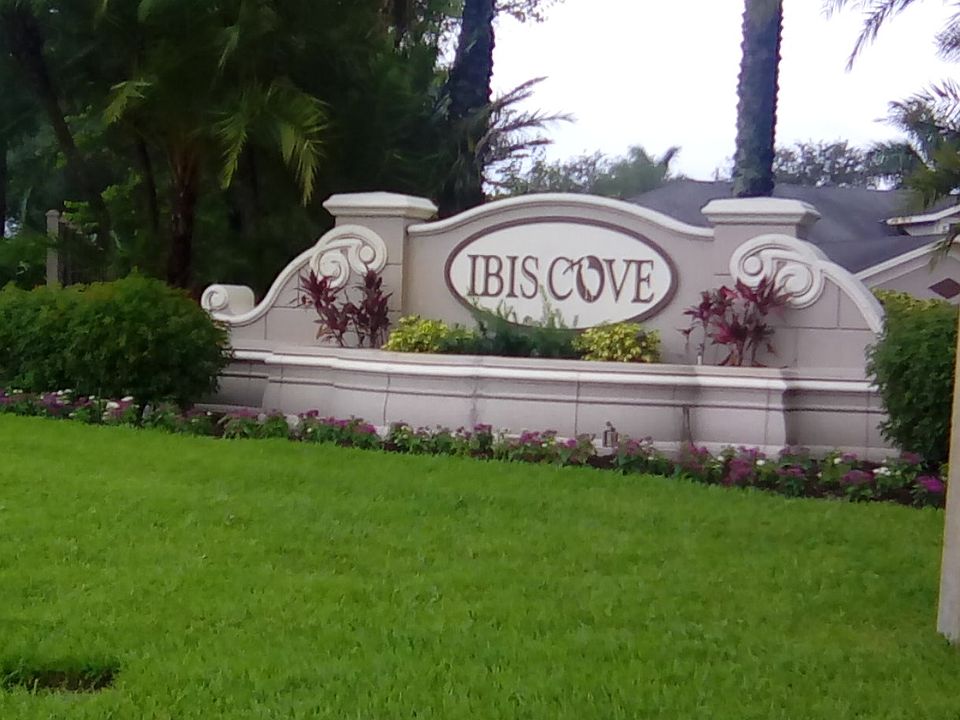 Ibis cove front gate.