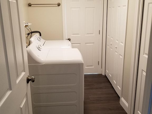 Separate laundry room with washer/dryer included