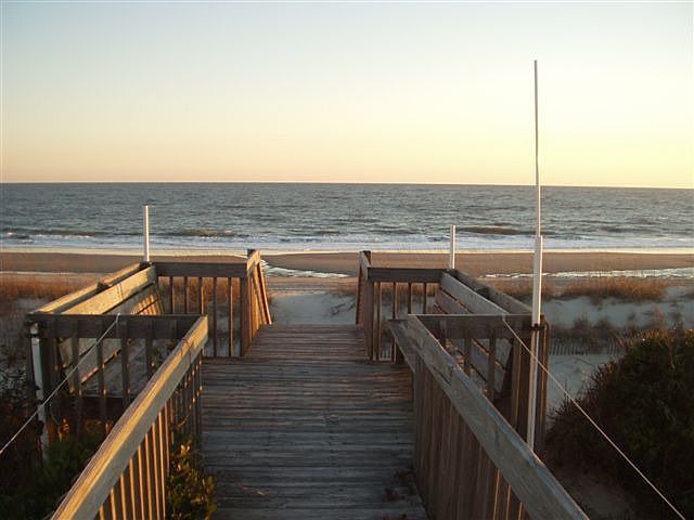 toward ocean from house