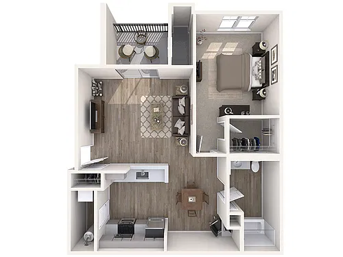 Floor plan A-1X1