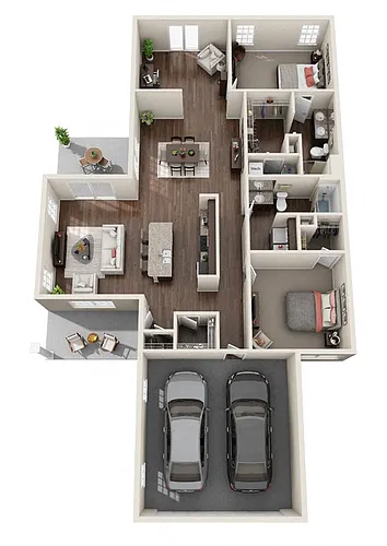 Floor plan Breezewood Sunroom