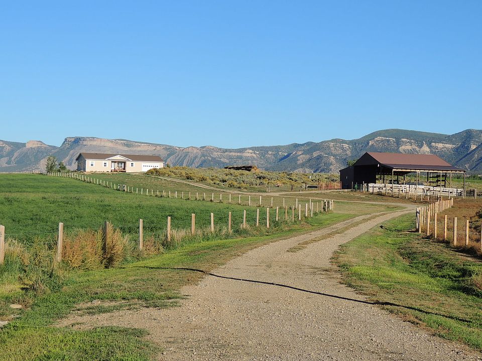 View from county road