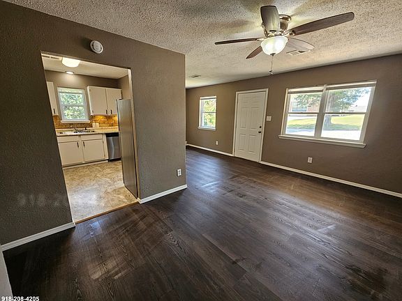 Living room and kitchen