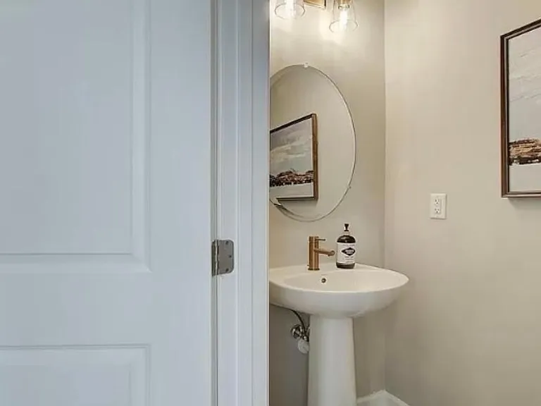 Half bath on main floor