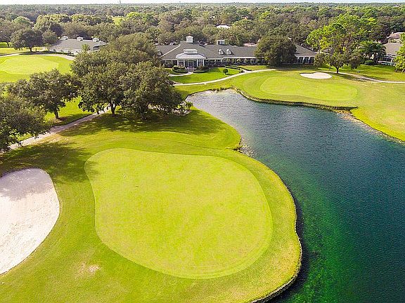 Golf Course & Clubhouse View