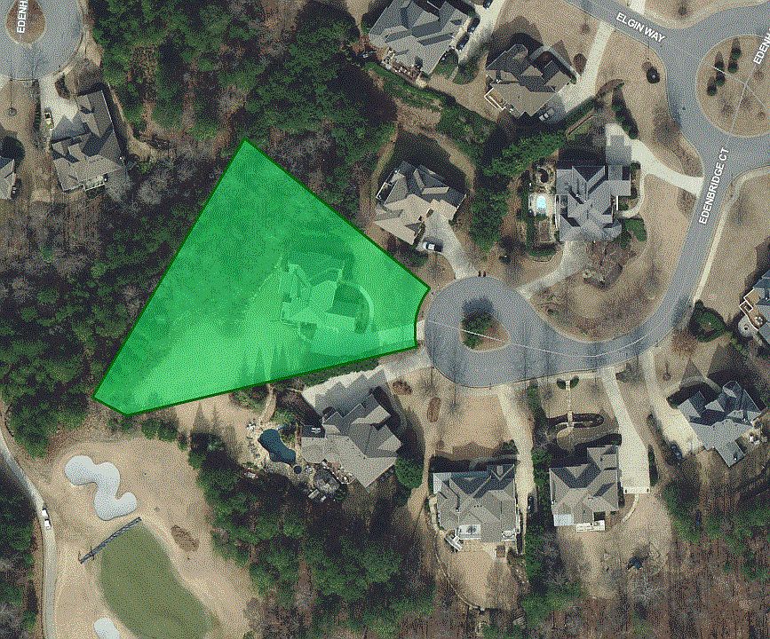 ~.9 acre lot
