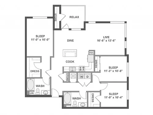Floor plan D5a