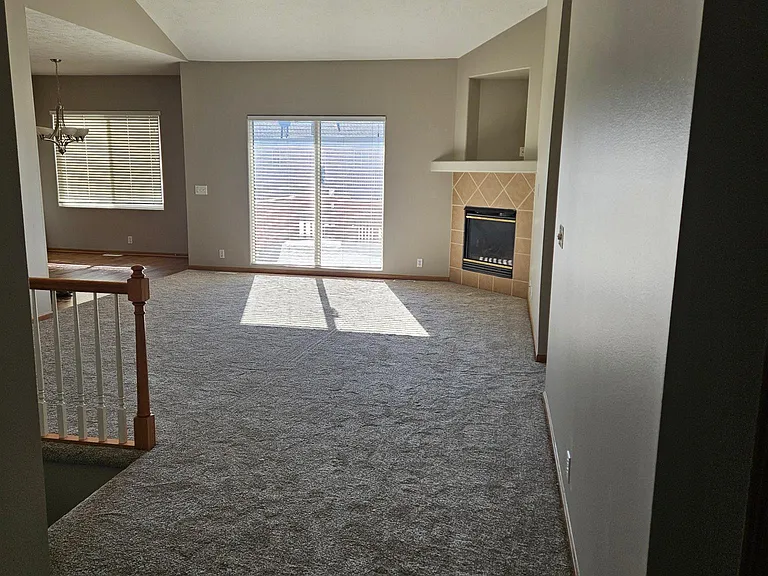 Living room from front entrance