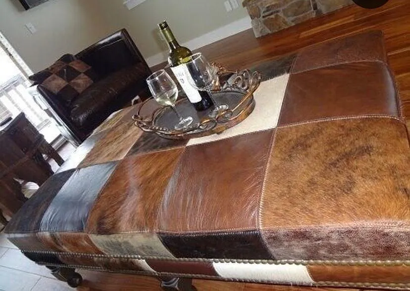 ottoman with tray of wine - 12277 Deer Mountain Blvd
