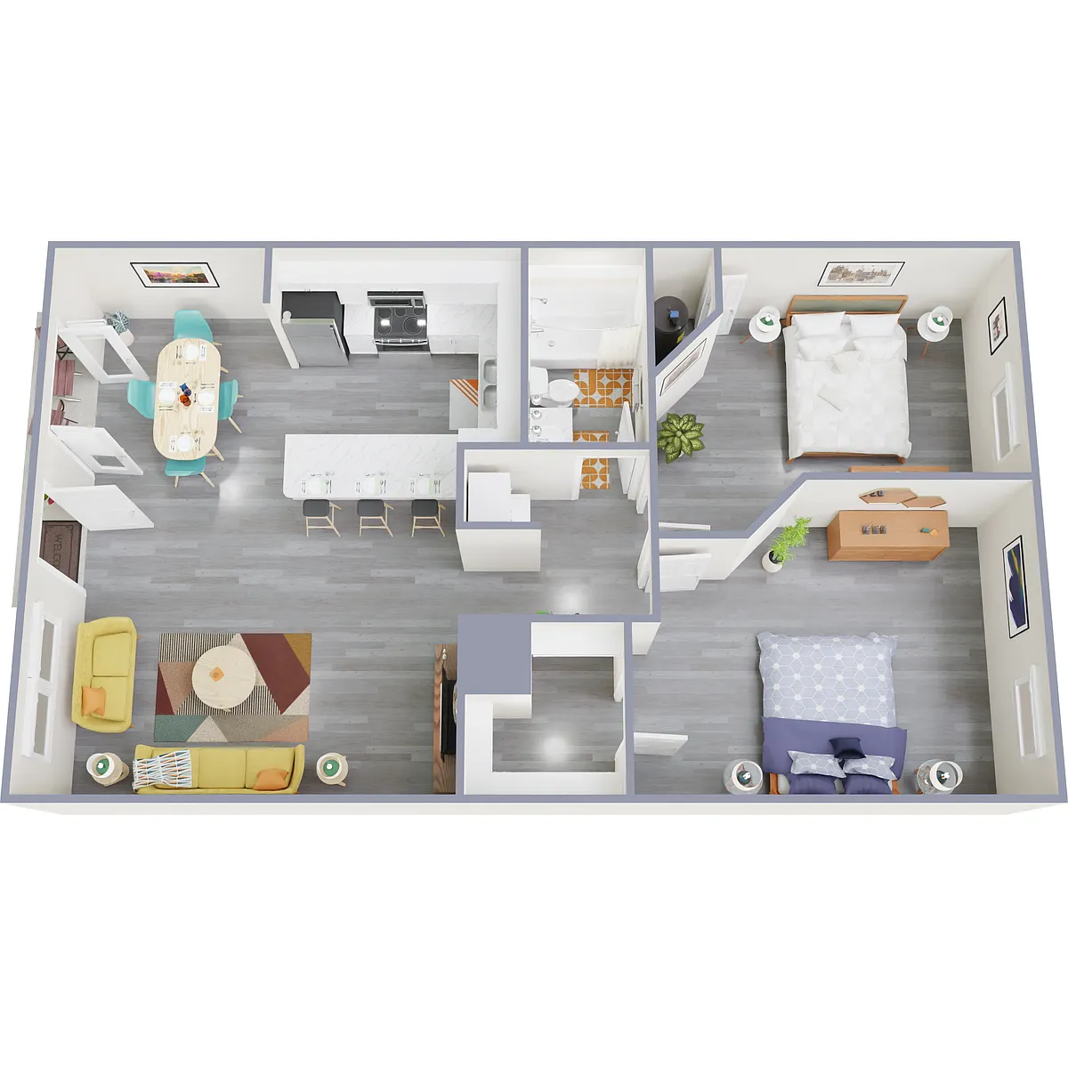 Floor plan B1