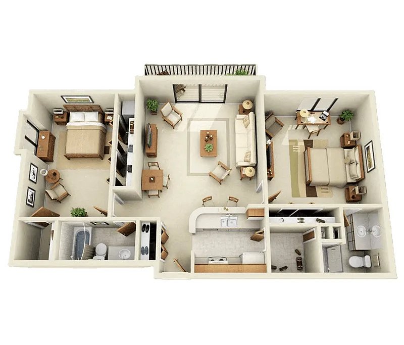 Floor plan 2BC