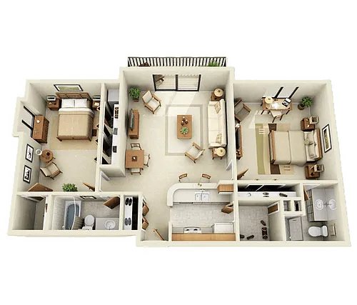 Floor plan 2BC