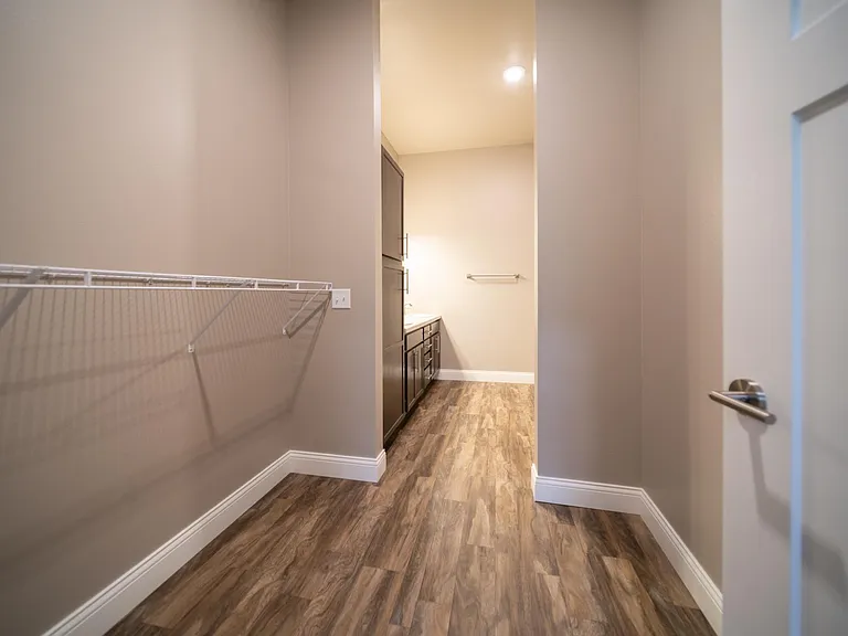 The Artesian: Master Closet and Master Bathroom