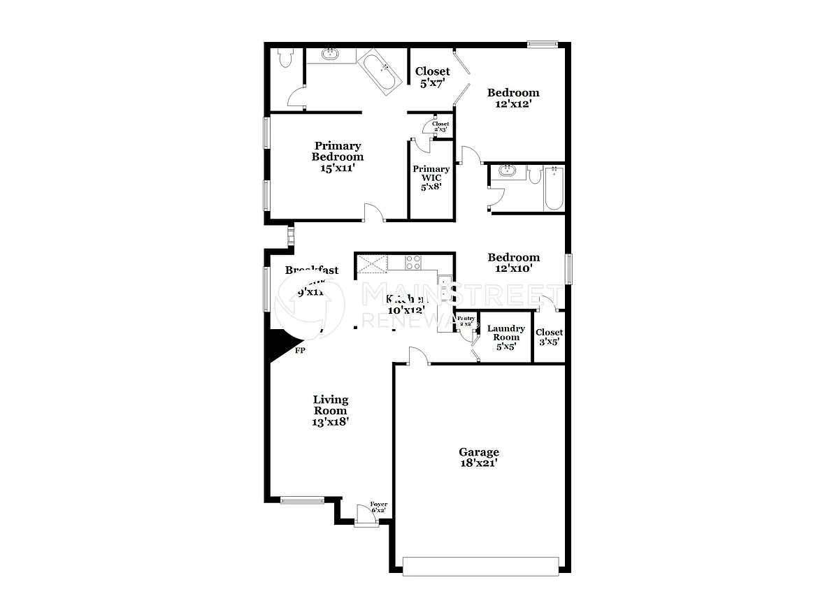 Floor Plan - 1031 Cassabella Cv