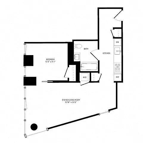 Floor plan 1J