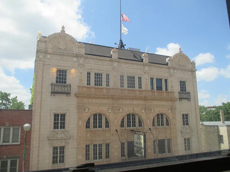 View west of Club Metro