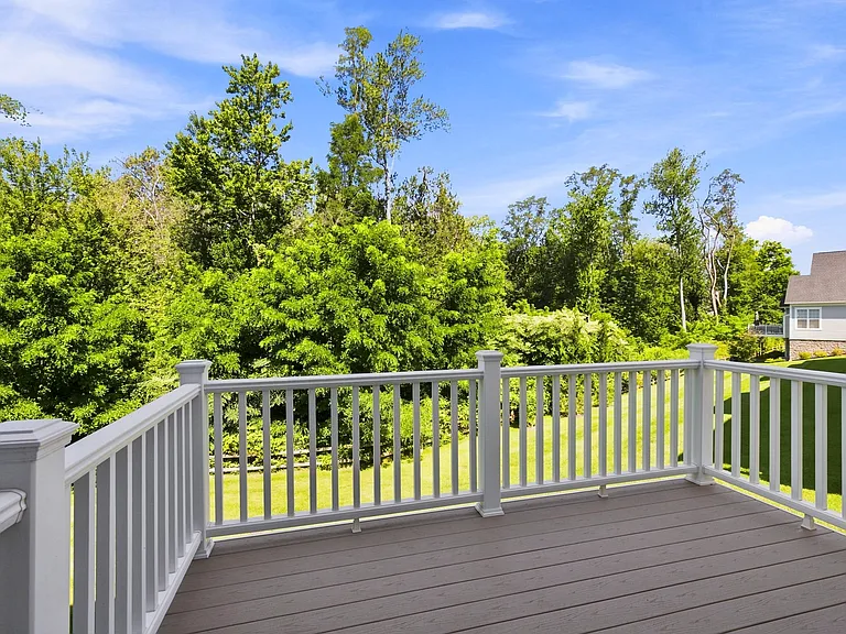 Enjoy the peaceful landscape with your morning coffee or while grilling dinners on the private outdoor deck.