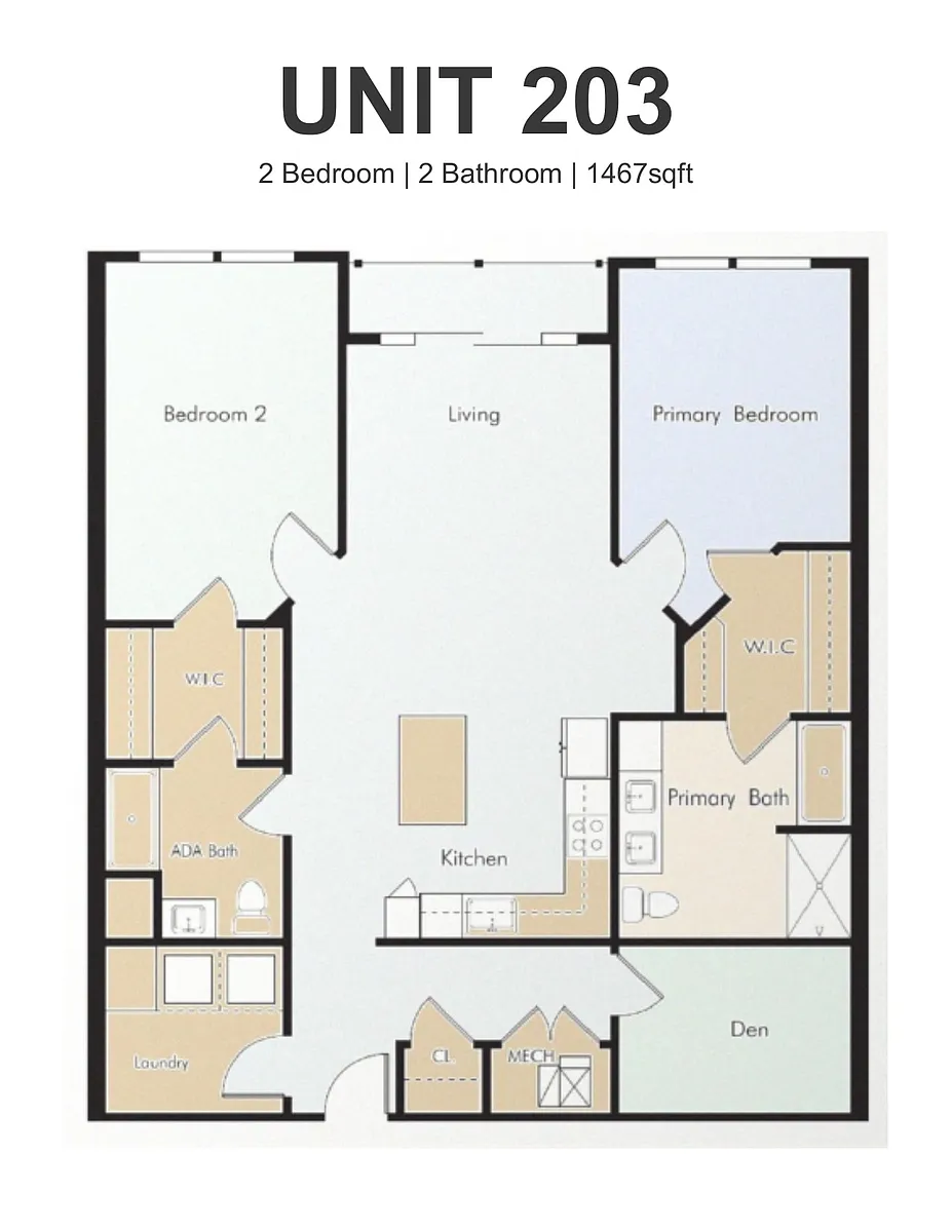 Floor plan 203