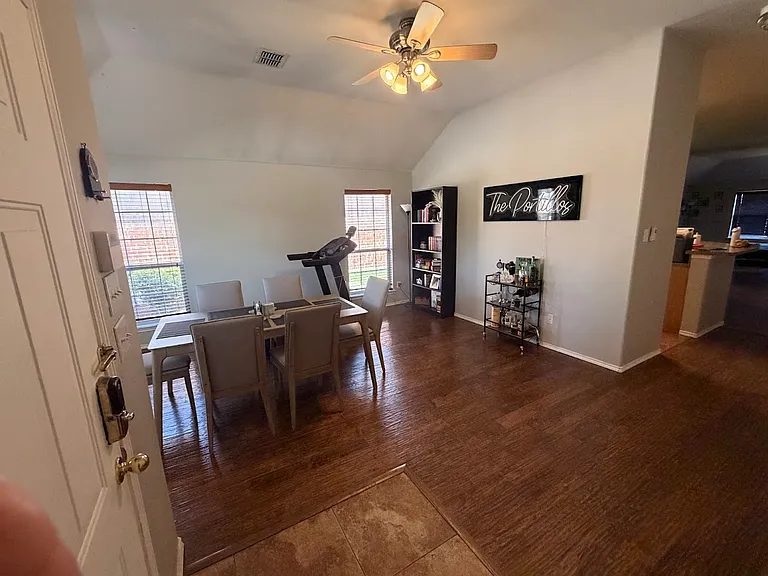 Big formal dining with engineer floor to host holidays & family meals