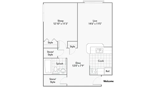 Floor plan Elmwood