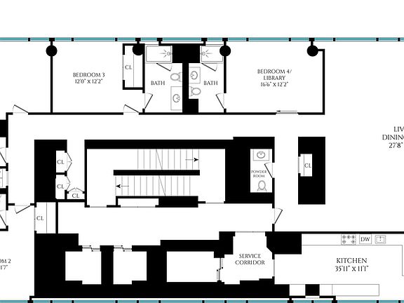 2nd image of 20 W 53rd St #44