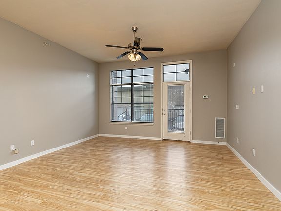 Six23 1BR Living Room Entrance