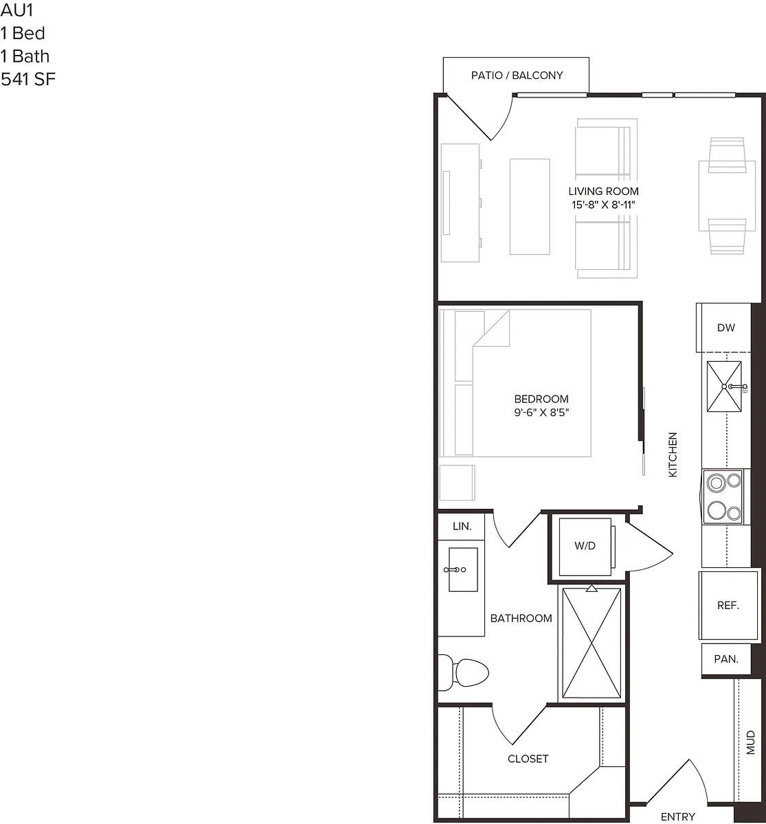 Floor plan AU1