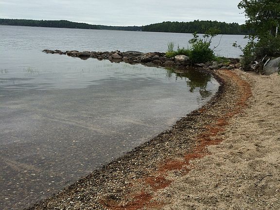 Sandy beach.