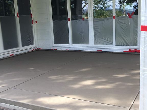 Back patio 2 12' door