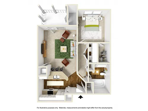 Floor plan Iris Upgraded
