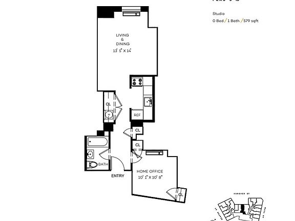 2nd image of 63 Wall St APT 610