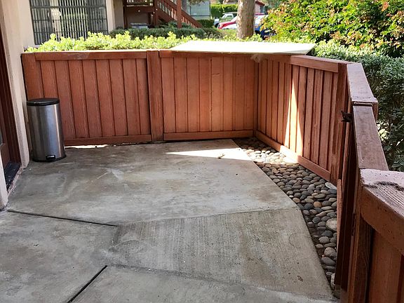 Private gated patio