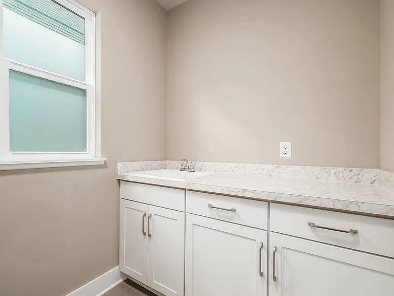 Laundry counter top and sink