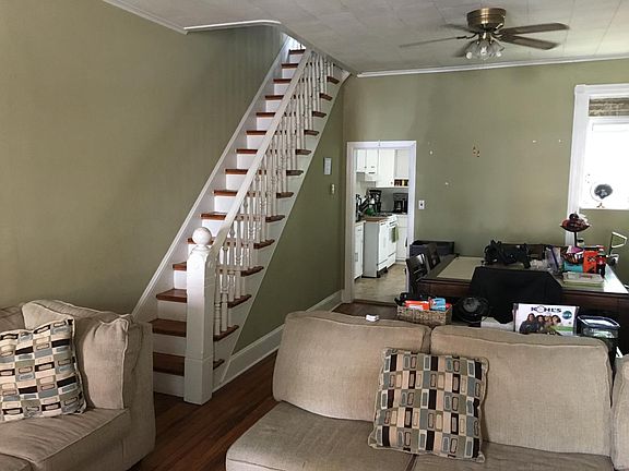 Living room view from front door