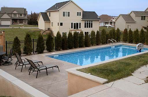 New low-maintenance pool!