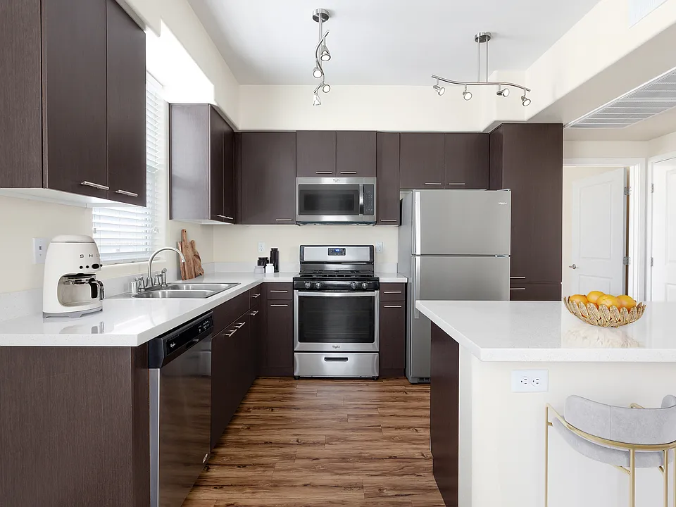 Cook, dine, and gather in a stylish kitchen space.