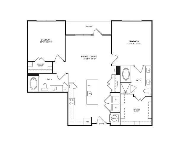 Floor plan B1