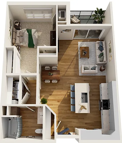Floor plan Unit Type B1