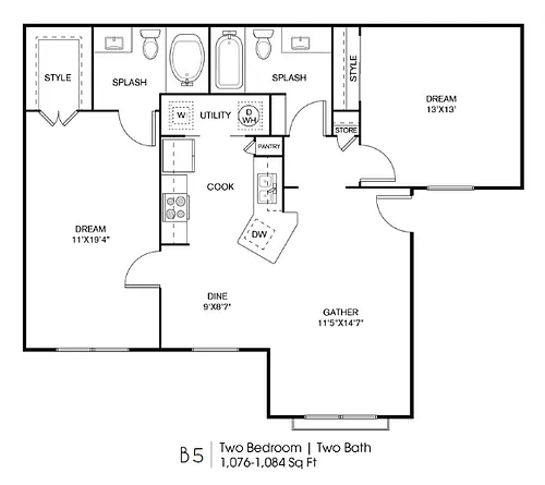 Floor plan MIL-C2