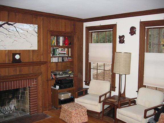 Living room, fireplace