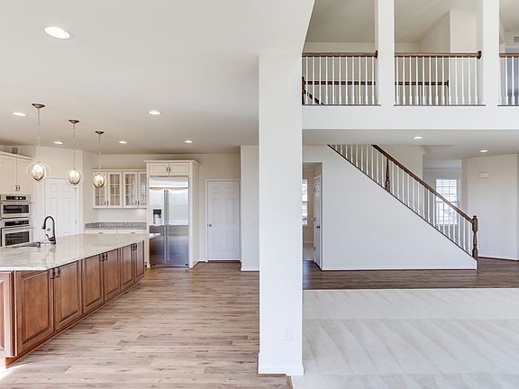 Striking second floor landing