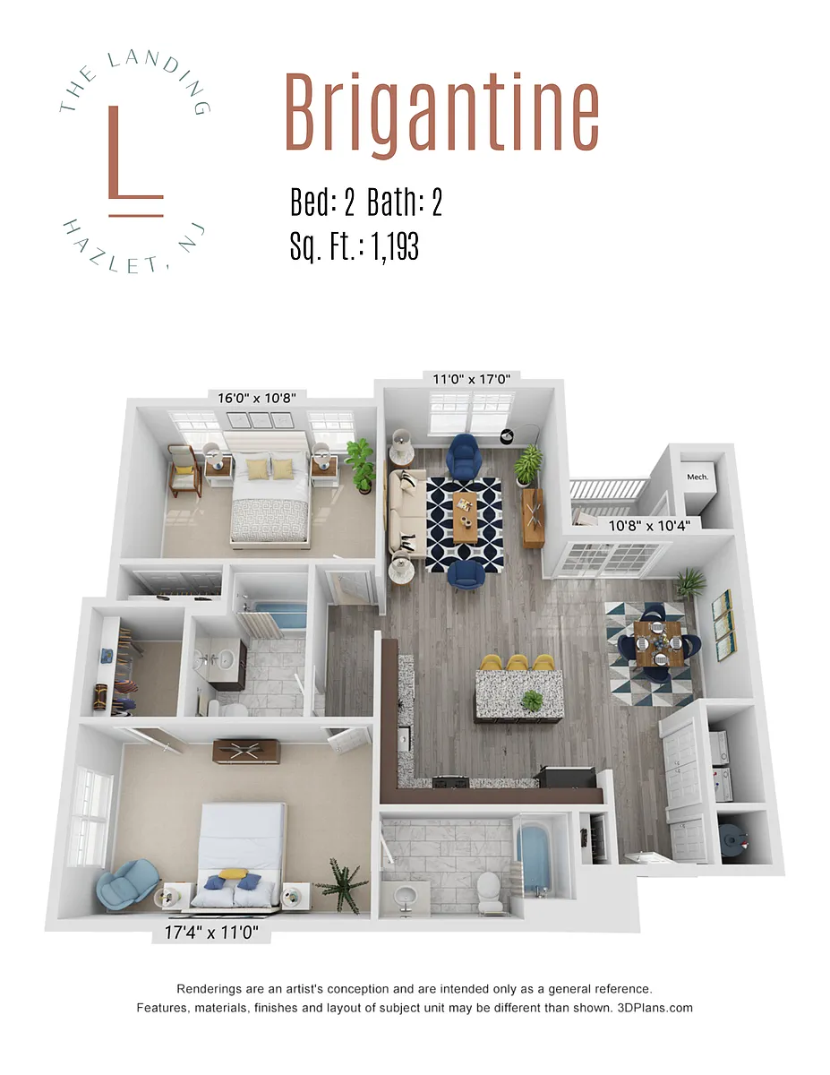 Floor plan Brigantine